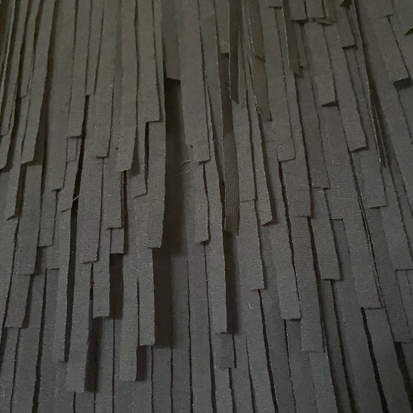 Black party fringe dress - Picture 3 of 5